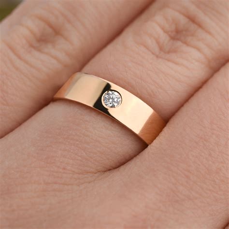 plain gold rings for ladies